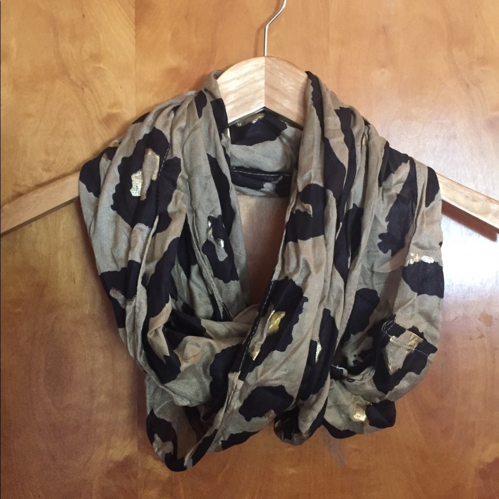 cheetah print infinity scarf